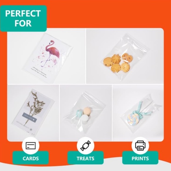 50ct  9X12 ASSORTED USED POLY SHIRT BAGS - Picture 7 of 8